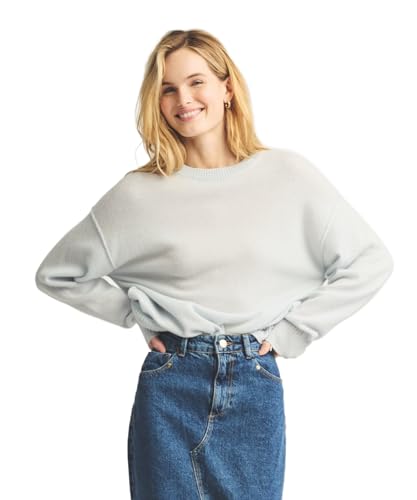 Image of NAADAM Women's Lightweight Reversible Cashmere Crewneck Sweater