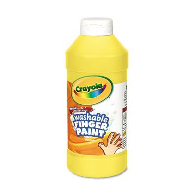 Washable Fingerpaint, Yellow, 16 oz