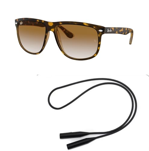 Ray-Ban RB4147 Sunglasses Bundle: RB 4147 BOYFRIEND 710/51 Boyfriend Light Havana Clear G and Universal Anti-slip Silicone Leash2