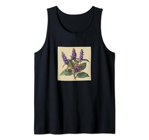 Anise Hyssop Flower Cottagecore Graphic Tank Top