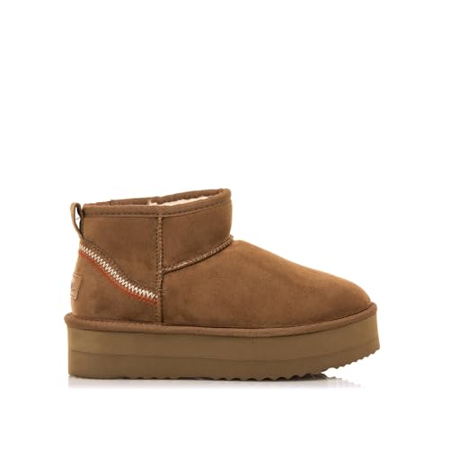 Bottines plates femme MTNG NIVIA avec semelle marche confort
