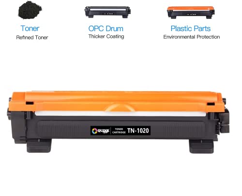 Image of QUINK Toner Cartridge TN-1020 for Brother HL-1111, HL-1201, HL-1211W, DCP-1511, DCP-1514, DCP-1601, DCP-1616NW, MFC-1811, MFC-1814, MFC-1911NW (TN 1020 Cartridge)