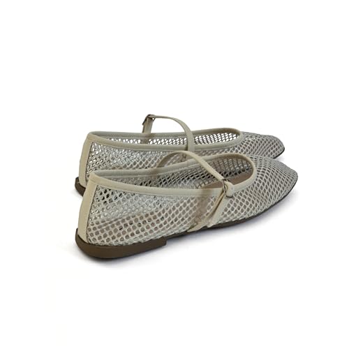 LUMINOSA Women’s Square-Toe Mary Jane Flats4