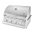 Chaleur Stainless Steel Built-In Gas Grill for Outdoor Kitchen, Individual Burners - 600°F Max Heat with Built-In Thermometer, Ideal for BBQ, Outdoor Grilling & Kitchen Accessories (4 Burners)