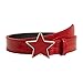 Ekoama Punk Charm Youth Belt Adjustable PU Leather Waistband Unisex Fashion Accessory for Casual Streetwear Outfits