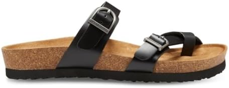 Eastland Women's TIOGO Sandal, Black, 6 | Image 1
