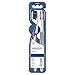 Oral-B 3D White Deep Stain Remover toothbrushes, 2 count toothbrush MEDIUM, Removes 90% of surface stains, whitens teeth, deep reach, removes plaque and stains tooth brush