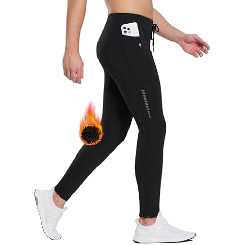 BALEAF Men's Thermal Running Tights Cover