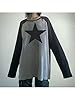 FeMereina Women Aesthetic Vintage Pullover Sweatshirts Fairy Grunge Star Printed Loose Casual Round Neck Long Sleeve Tops Autumn Streetwear (Black, Small) #4