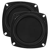 SOIMISS 2 pezzi Diaframma Vibrante per Altoparlante Woofer Passivo con Supporto in Plastica Radiatore Passivo Subwoofer per Riparazione e Miglioramento Audio Professionale immagine