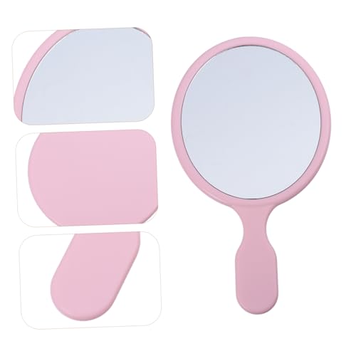 Espejos para maquillaje portátiles de mano, 2 piezas miniatura 3