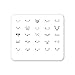 Winstonia Nail Art Stamping Image Plate Decor Cute Emoji Face (Winsto-Moji I)