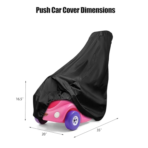 Image of Push Car Cover for Step 2 Push Toy Cars, Waterproof Ride-On Toy Car Cover Outdoor-35 inchLx20 inchWx16.5 inchH
