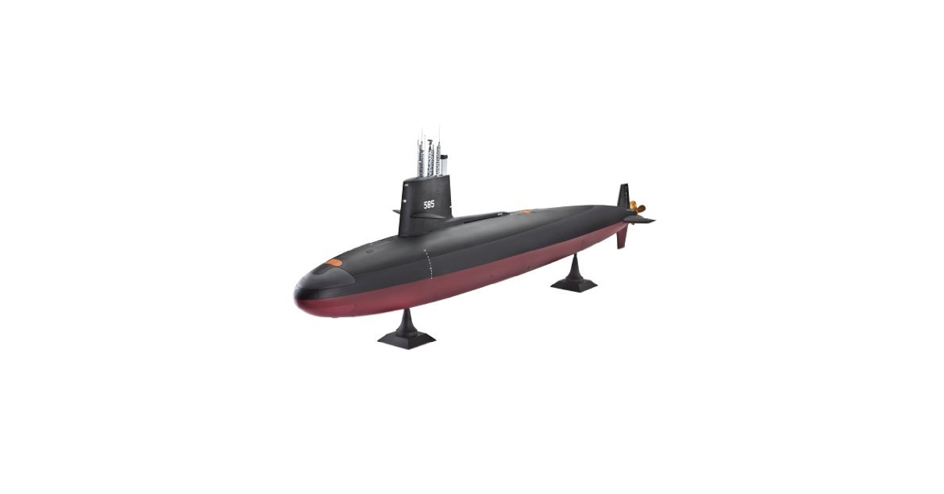 潜水艦モデル 約30cm Amazon | ミクロミル 1/350 イギリス海軍 M級潜水艦 30.5cm砲