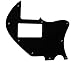 For Fender Tele Merle Haggard F Hole Thinline PAF Guitar Pickguard (1 Ply Black)