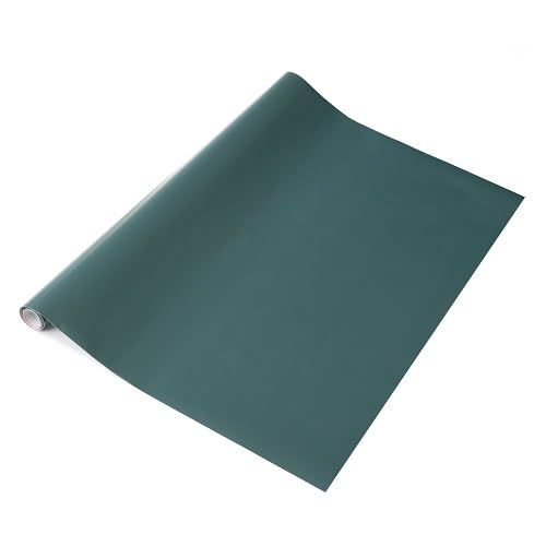 Create Your World Self Adhesive Vinyl Wrap Film for Kitchen Doors dc fix Matt Mallard Green (67.5cm x 7m)