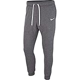 Nike Jungen Team Club 19 Kids Sweat Pants, Kohle Heathr/Weiss/Weiss, XS