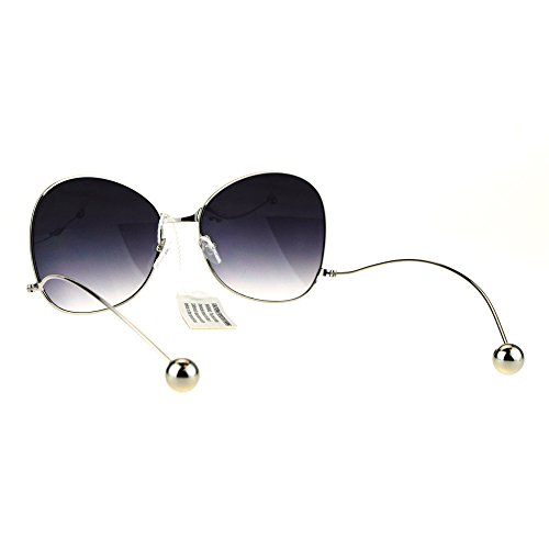 Womens Sunglasses Unique Designer Fashion Low Curved Ball Temple Frame3