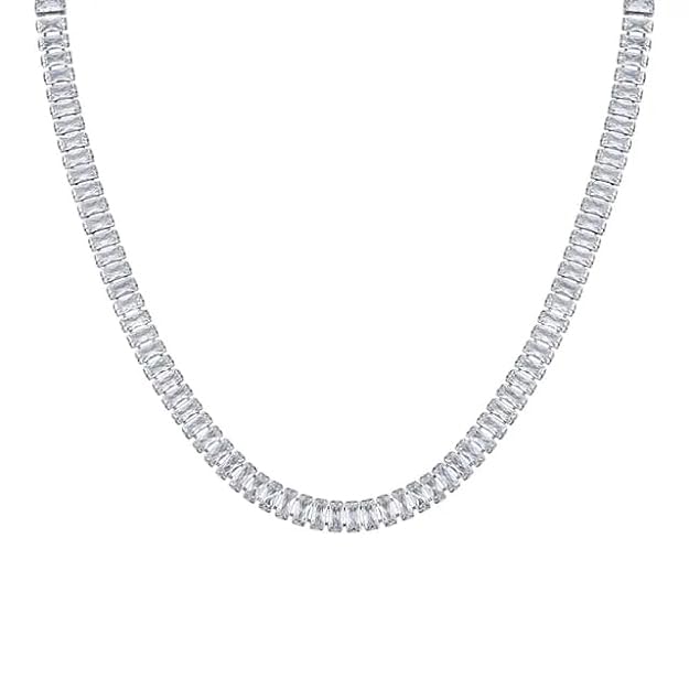 amaal Mc Stan Chains Cuban Link Chain for Man Women girls gents Miami Necklace for men Iced Cubic Zirconia diamond Silver Long Stainless Steel Ice Rhinestone Hip hop Stylish Rapper -72-picture-33