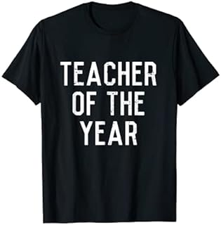 Teacher of the Year Award distressed retro T-Shirt