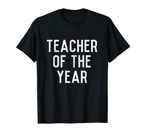 Teacher of the Year Award distressed retro T-Shirt