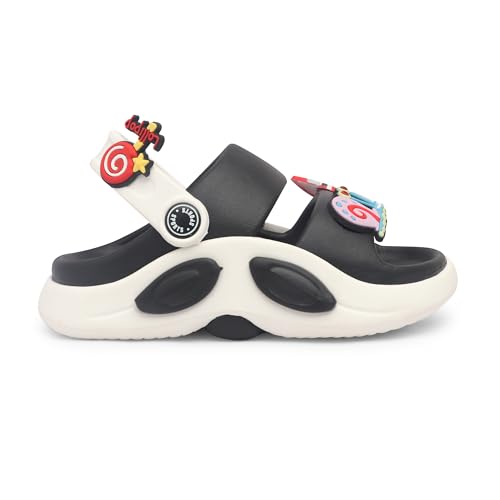 Image of Kids Cartoon Character Sports Sandals Lightweight Soft Sole Slip-On Sandals with Adjustable Back Strap for Boys & Girls