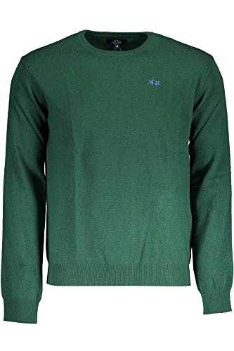 Pull homme brodé vert pour rester élégant sans avoir froid