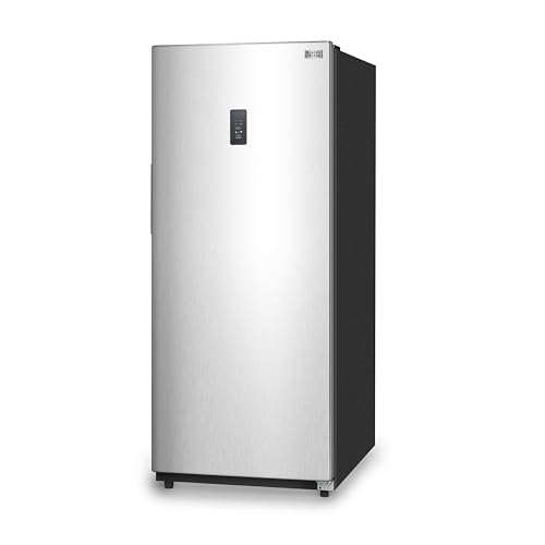 BLACK+DECKER 17 Cu. Ft. Convertible Freezer Refrigerator, Upright Freezer with Glass Shelves, ENERGY...