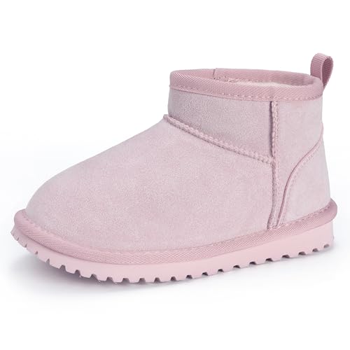 Mishansha Kinder Winterstiefel Jungen Mädchen Warme Gefütterte...