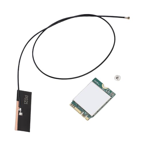 Cuifati Tarjeta Inalámbrica WiFi 6E, Adaptador de Red Bluetooth NGFF M.2, RTL8851BE CHIPSET, 2.4GHz 5GHz Tarjeta de Red Inalámbrica de Doble Banda para Las Victorias 10 11, Linux OpenWrt