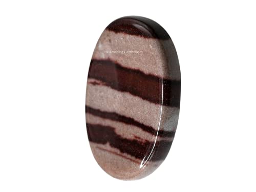 Image of Amazing Gemstone Narmada Shiva Lingam Worry Stone, Healing Crystals - Piedra Crystal Fidget for Gift, Meditation, Calming, Relaxation, Stress Relief