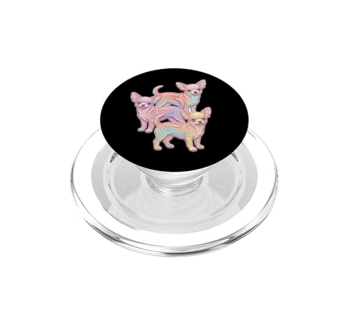 PopSockets PopGrip MagSafe Chihuahuas 3 Chiens finitions haut de gamme