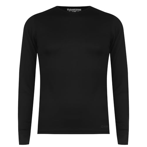 CAMPRI Mens Top Long Sleeve Black L