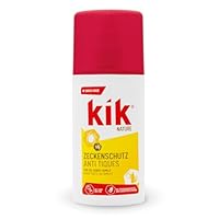 kik NATURE Zeckenschutz Spray 100 ml – Schutz vor Zecken, mit Wirkstoff aus dem Zitroneneukalyptus, hautfreundlich, alkoholfrei und dermatologisch bestätigt, Swiss Made