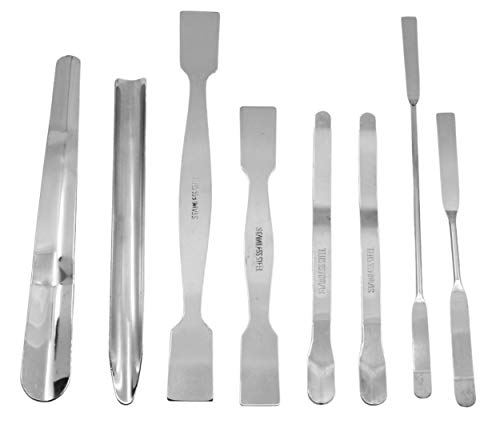 EISCO 15 Piece Scoop & Spatula Set - Assortment - For Use In A Variety Of Lab Applications - Stainless Steel by EISCO - Image 2
