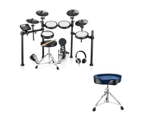 Donner DED-200X Electronic Drum Set, Electric Drum Kit with Quiet Mesh Drum Pads - image 1
