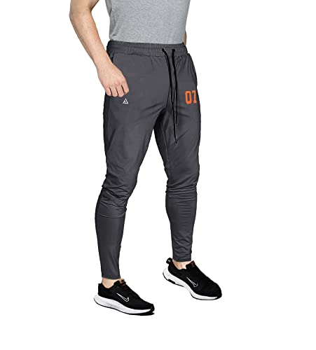 Image of AVOLT Men Slim Fit Lycra Blend Track Pants