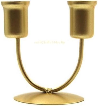 2 Arm Holder Metal Candelabra Wedding Dining Table Decoration Drop Shipping
