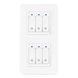 【Kostenlose APP Fernbedienung】: Laden Sie die kostenlose APP 'Smart-life' auf Ihr Handy, verbinden Sie sich mit Ihrem Haus Wifi (nur 2,4 Ghz) mit alexa jalousieschalter und Sie können es jederzeit von überall aus steuern.