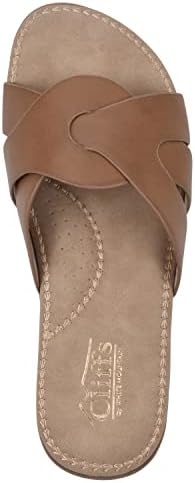 CLIFFS BY WHITE MOUNTAIN Women's Fortunate Sandal, Tan/Burnished/Smooth, 8 M | Image 5