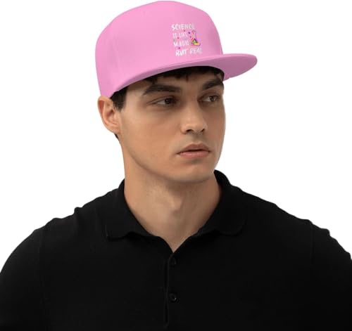 Science It's Like Magic But Real Snapback Hats for Man's Womans Hip Hop Baseball Cap Unisex Adjustable Flat Bill Visor Cap - Main Image