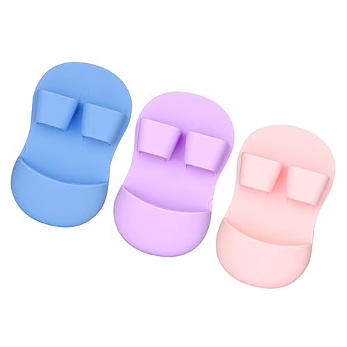 IWOWHERO Facial Scrubber Exfoliator Set 3pcs Silicone Face Brush for Cleansing Exfoliating