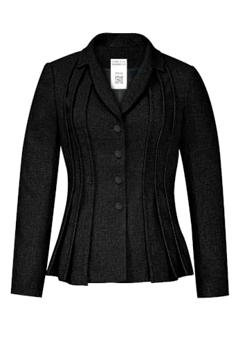 CHIC STAR Womens Boucle Pleated Jacket