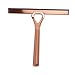 Shower Squeegees Steel Silicon Cleaner Shower Scraper for Bathroom Kitchen Mirror and Car Glass Shower Squeegee Window Squeegee Stainless (Bronze)