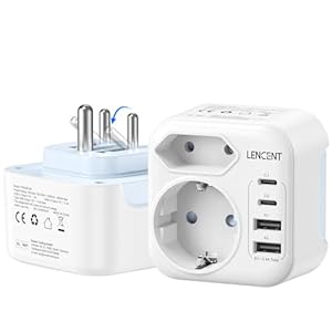 LENCENT Adapter Podróżny Typu D 6 w 1