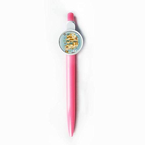 Stylo à bille rétractable bleu Corée du Sud, une idée cadeau pour passionnés de voyage