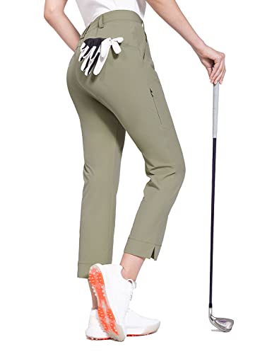 Product Image of the baleaf Women's Golf Pants Stretch Lightweight Quick Dry Water Resistant Work Pants with Zipper Pocket Light Grey Size XS