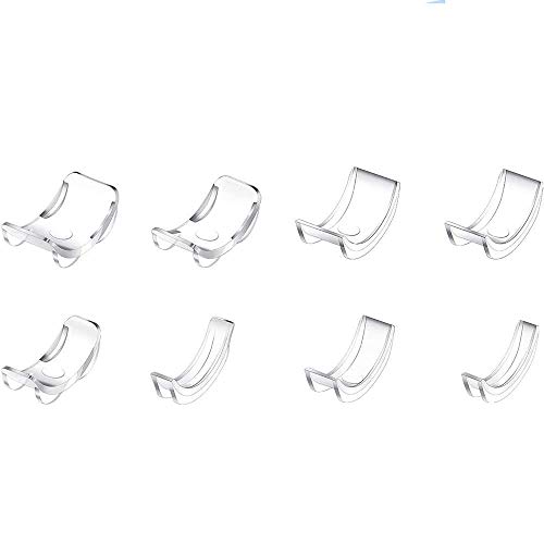 8 Ring Size Adjuster, Ring Re-Sizer Tool for Loose Rings for Any Rings Ring Size Reducer Spacer Ring Guard, 8 Sizes Silicone Invisible Ring Adjuster, Assorted Sizes of Ring Sizer