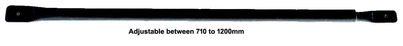 Window Security Bars (Budget Single Black)