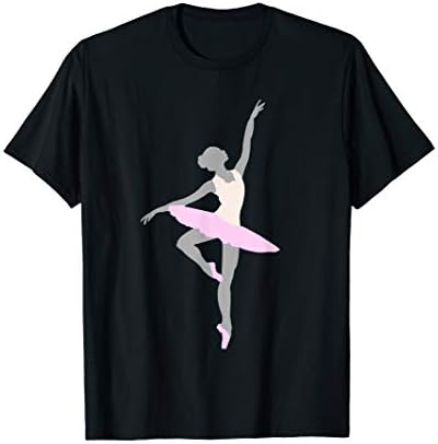 InGENIUS Girls Ballerina GiftsGirls Dancing Ballerina Pose Pink Tutu Ballet Dancer T-ShirtOEKO-TEX STANDARD 100